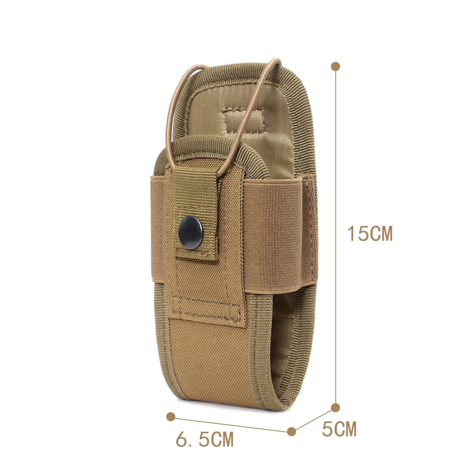 Soporte táctico Molle para Radio, bolsa para Walkie Talkie, funda para cinturón de servicio, funda para Radio, intercomunicador, bolsa para interfono para caza - imagen 3