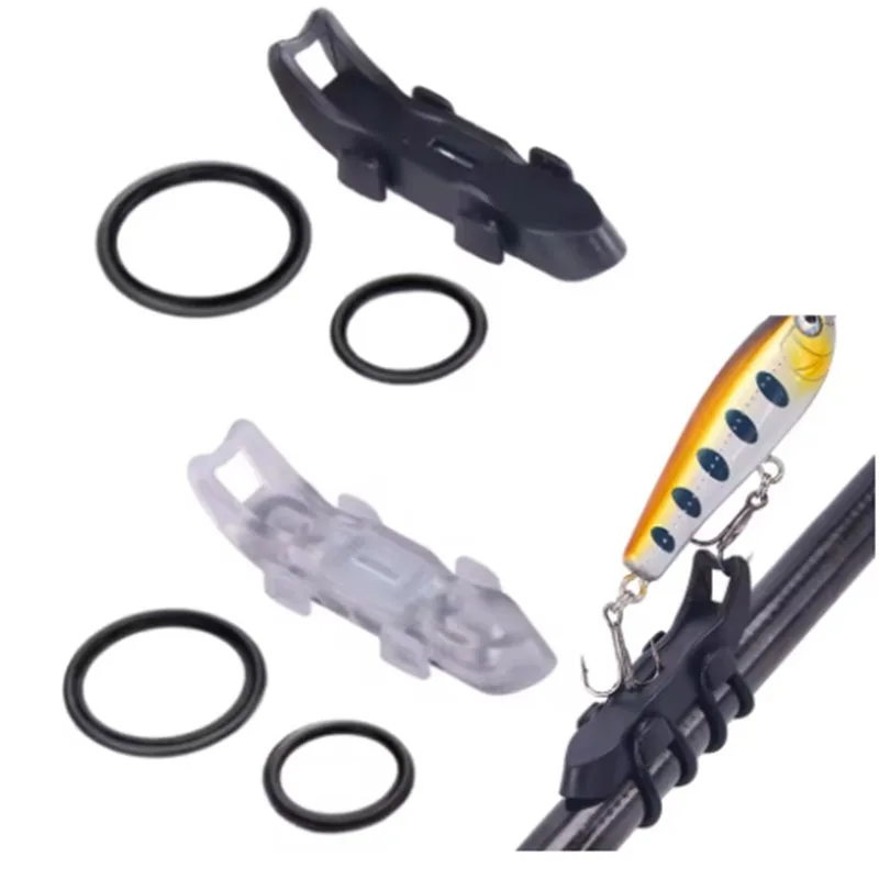 Soporte magnético para anzuelo de pesca, gancho para caña de pescar, herramientas de cebo, anzuelos de plantilla de señuelo fijo, pieza fijadora de señuelo, 5 uds. - imagen 2