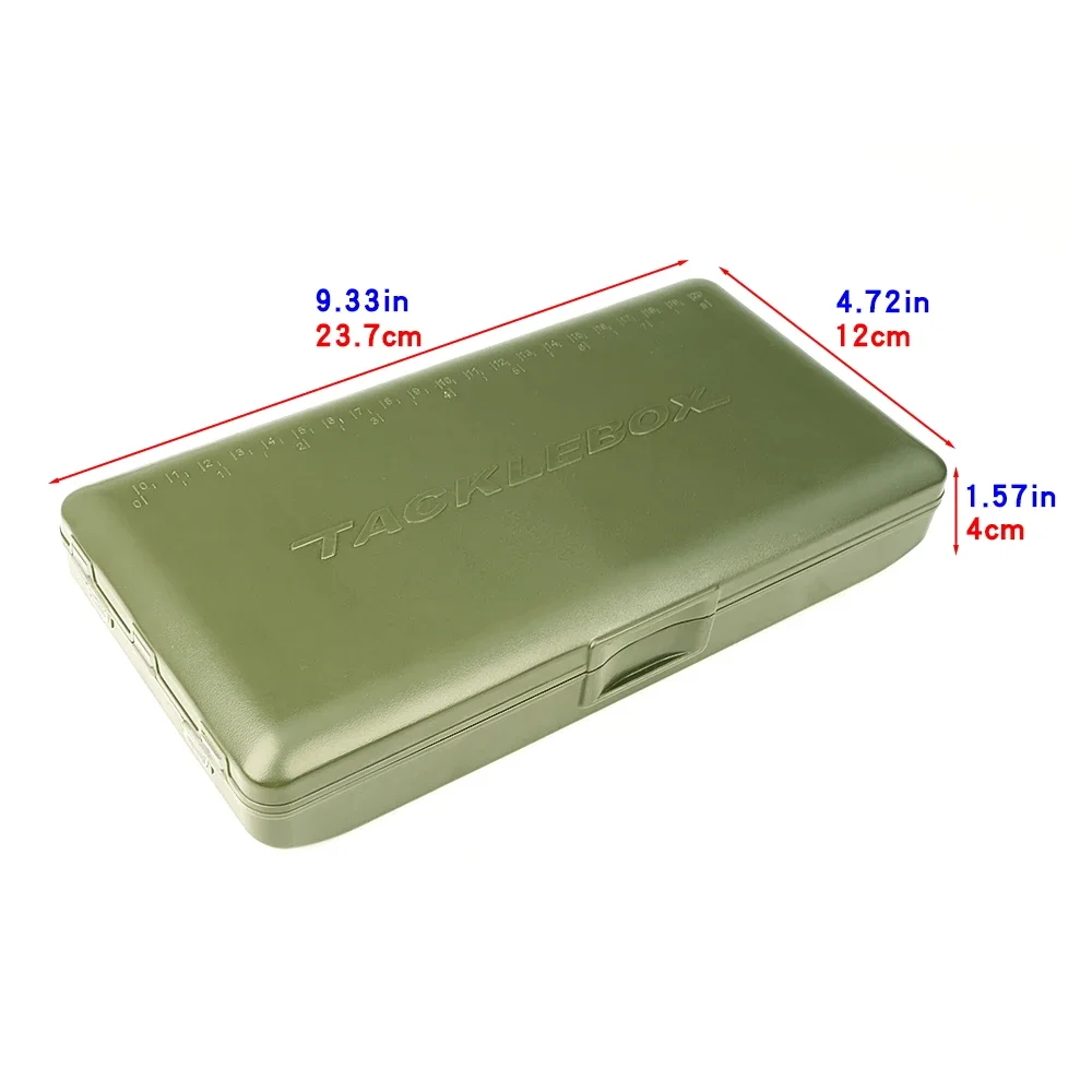 Hirisi-caja organizadora de pesca de carpa, organizador portátil de almacenamiento de aparejos de pesca, 27 compartimentos magnéticos de rejilla, accesorios de pesca - imagen 4