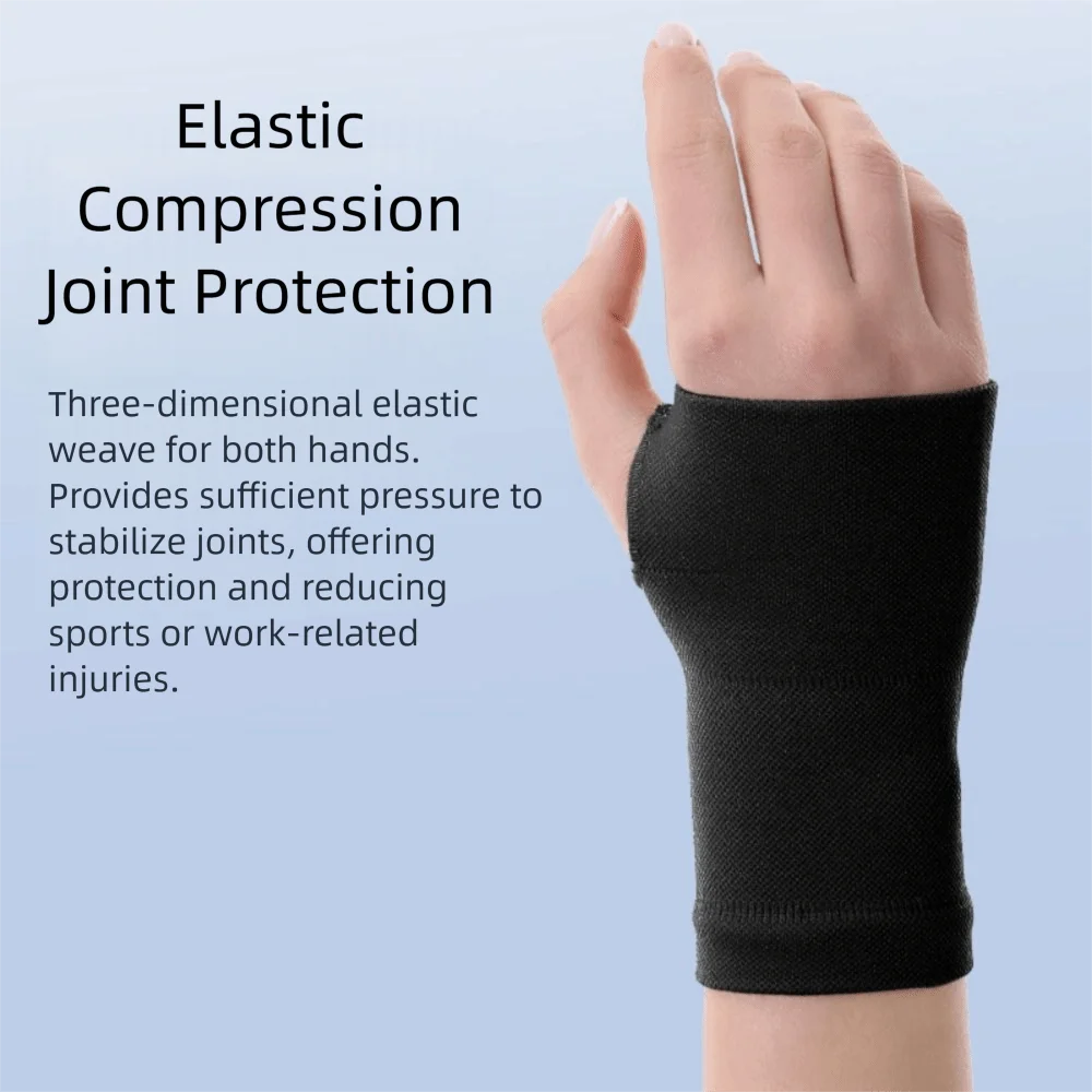 Brazaletes de fibra de poliuretano, bandas protectoras de muñeca, muñequera elástica transpirable, pulsera fina antiesguince para deportes al aire libre