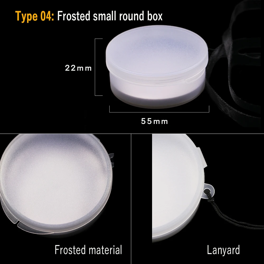 Wifreo-caja de pesca con mosca transparente, diseño de espuma, insertar tipos pequeños, Mini almacenamiento de plástico, caja de aparejos de pesca - imagen 5