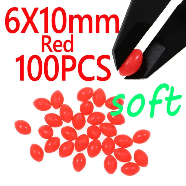 6X10mm Red 100pcs