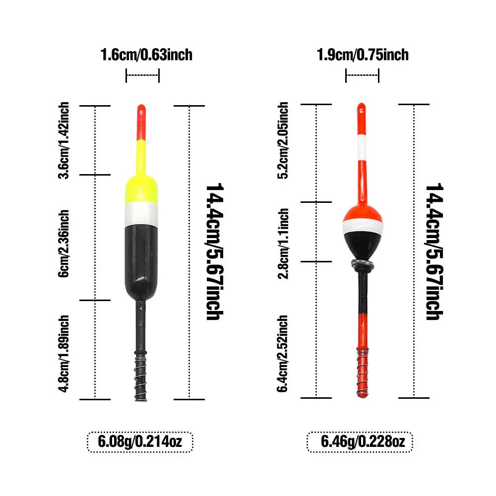 79 Uds flotadores de pesca Bobbers de resorte de madera Balsa, anzuelo de pesca, giratorio de pesca, plomo de pesca, accesorios de asiento flotante de Color - imagen 3