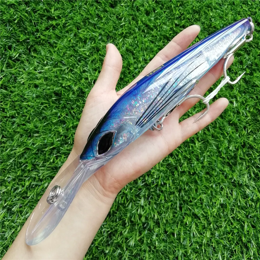 Noeby-SEÑUELOS DE pesca de atún, cebo duro Artificial wobbler de 18cm, 90g, 2 piezas - imagen 3