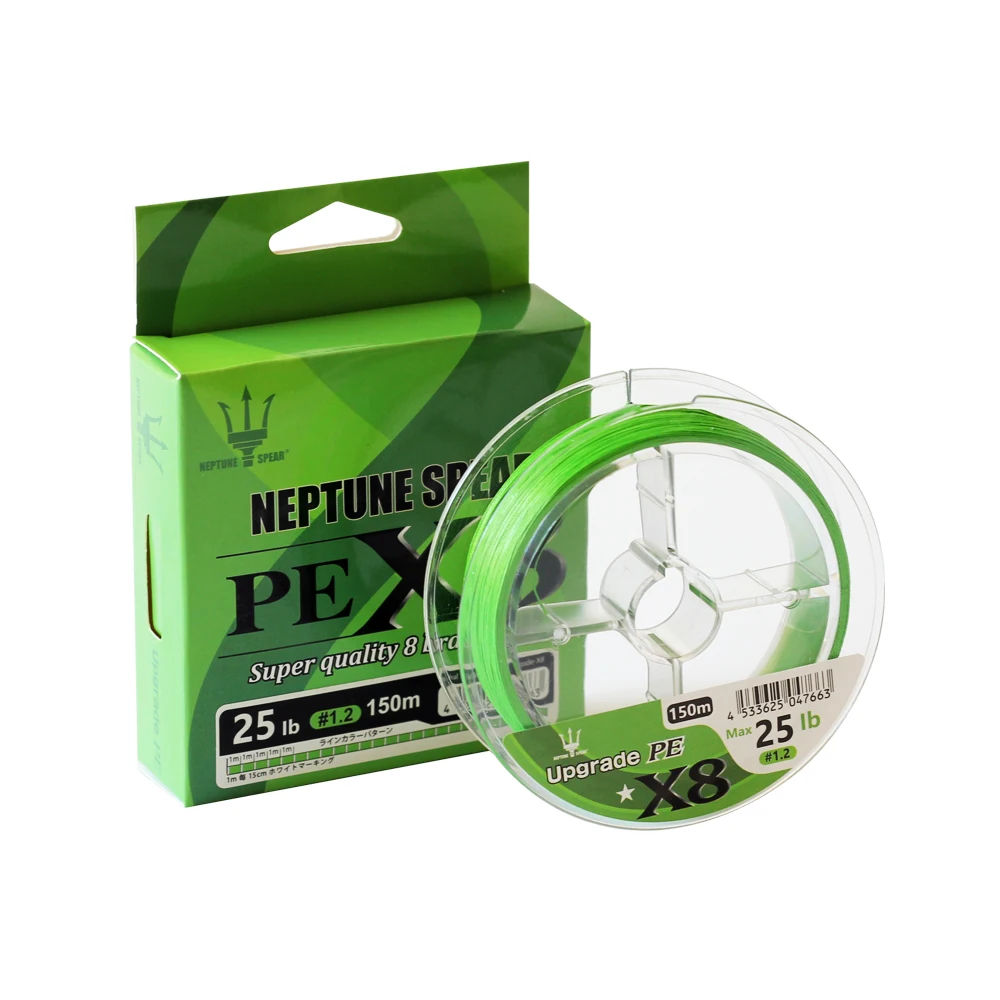 NEPTUNE-Hilo de pesca trenzado X8, 150M, 8x, multifilamento, para carpa, artículos de pesca en el mar - imagen 5