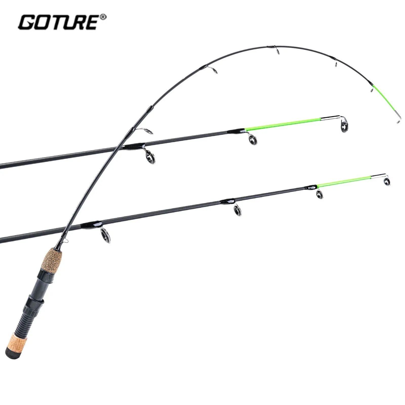 Caña de hielo Goture ultraligera 32" con mango de corcho