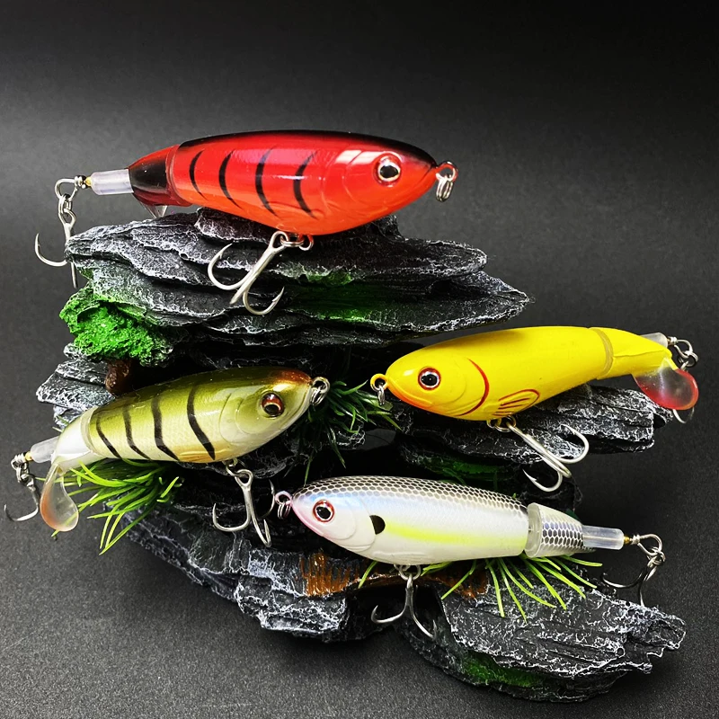 Señuelo de pesca de Tractor de superficie de agua, cebo de lápiz giratorio flotante de tiro largo, cebo duro Artificial para agua de mar y agua dulce, 90mm, 14,2g - imagen 5