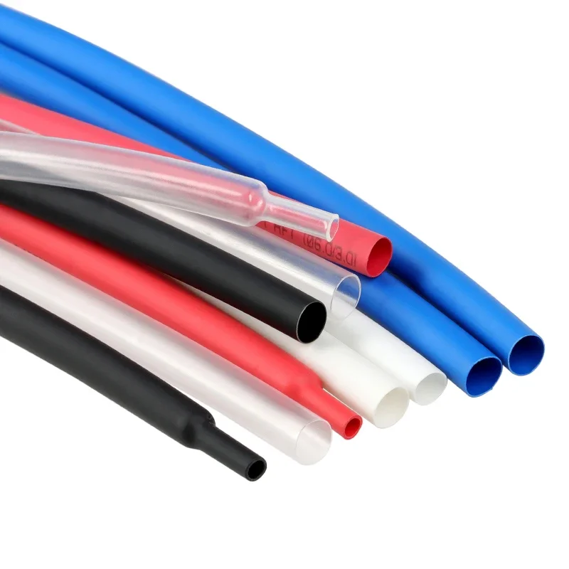 Tubo termorretráctil 2:1, 1 ~ 210mm de diámetro, aislamiento de poliolefina de colores, conexión de tubo retráctil, funda protectora de cable eléctrico, 1 metro - imagen 5