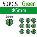 Green 5mm 50pcs