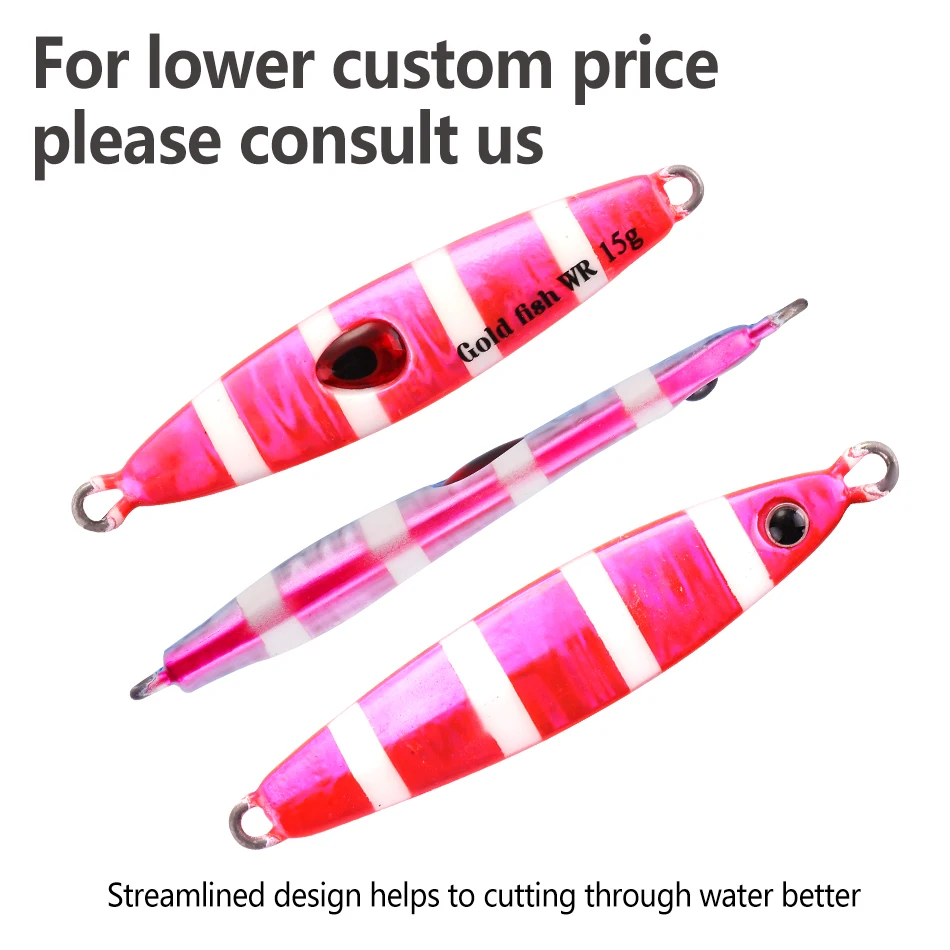 MOOKZZ-señuelo de Pesca de Mar, MJ-039, Jinging, 10G, 15G, 20g, 30g, 40g, 60g, 80g, novedad - imagen 3