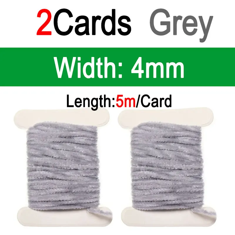 2pcs Grey 4mm