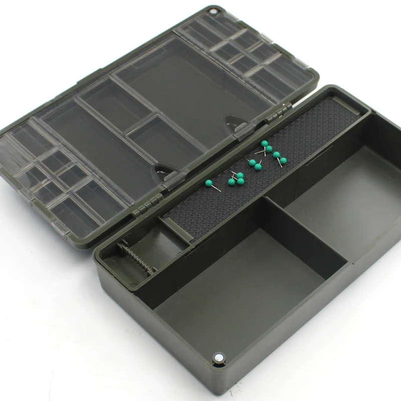 Caja de aparejos de pesca de carpa, equipo para aparejo de pesca de carpa, pelo Ronnie Zig, accesorios, estuche de almacenamiento giratorio, billetera de aparejo - imagen 4