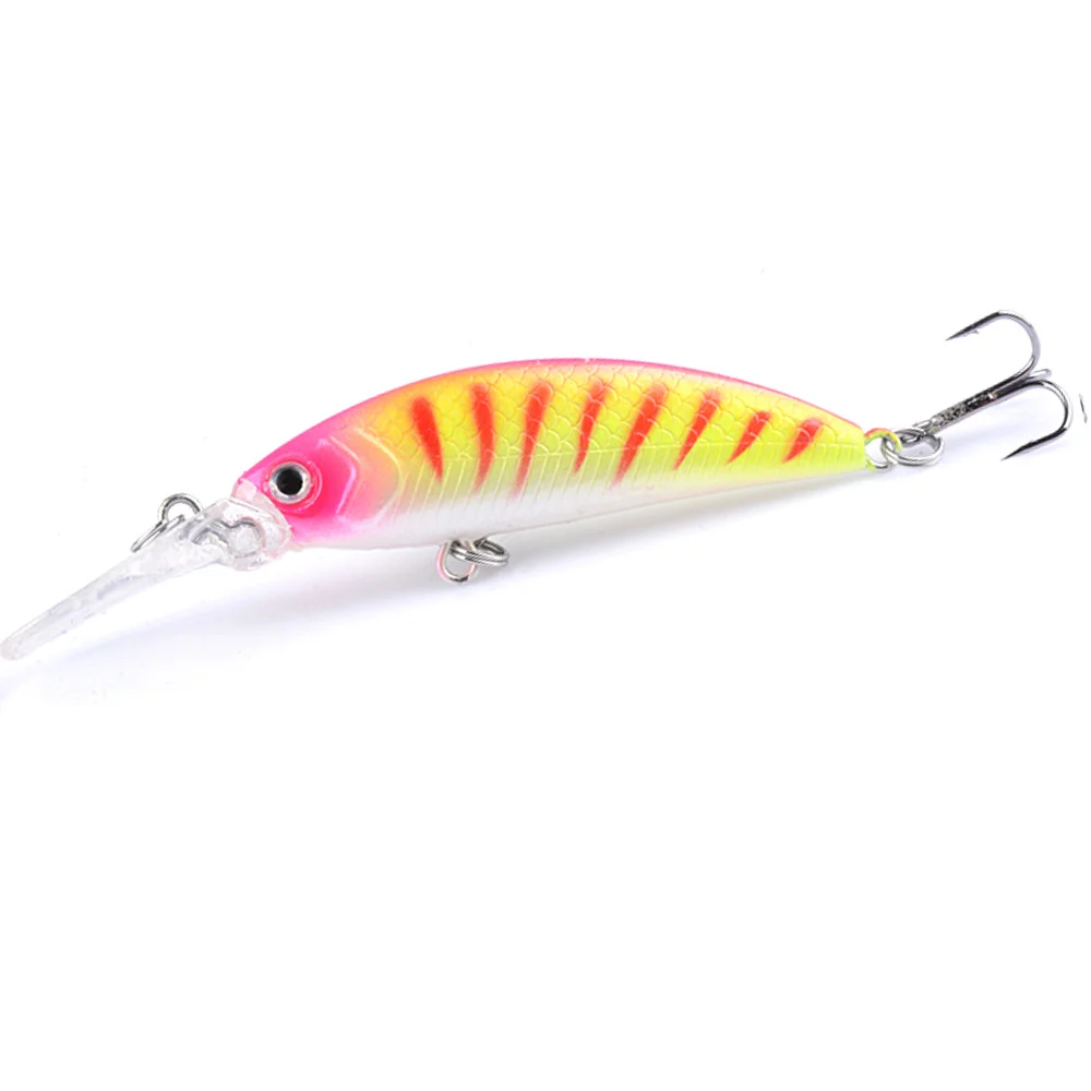 NUNATAK CRANKBAIT A-5CM/5G B-7CM/5,7G ojos 3D cebos de pescado pequeños lengua larga cebo duro Minnow señuelo de superficie señuelo de lubina señuelo hundido - imagen 3