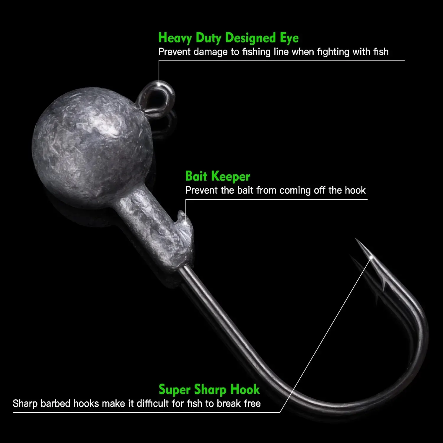 40 unids/lote Kit de señuelos blandos señuelo de Pesca suave 5cm 3,5g anzuelo con cabeza de anzuelo con caja de aparejos de Pesca - imagen 4