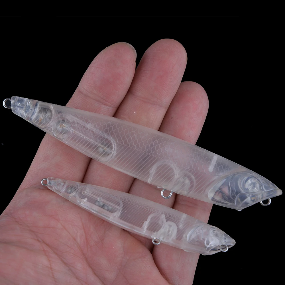 Chan'sHuang 20 piezas cebo en blanco sin pintar 4,5g/13,9g Topwater Gills-Out Popper señuelo de pesca Artificial - imagen 5