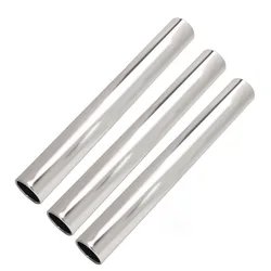 Bastones de relevo deportivos de aleación de aluminio, bastones de aleación de aluminio ligeros y duraderos, bastones de pista para equipos deportivos, 3 uds.