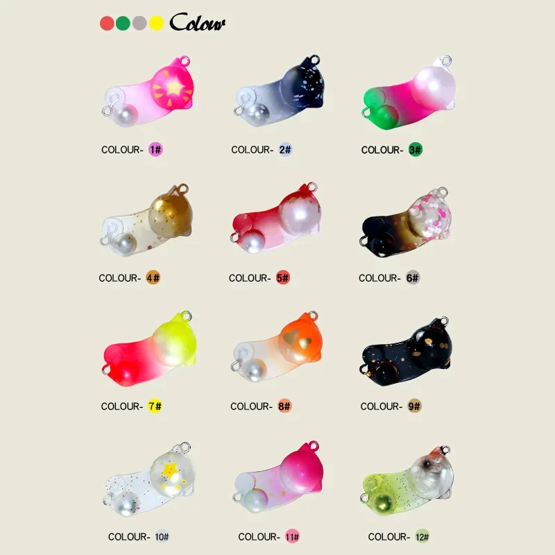 MUKUN, 1 Uds., Mini Señuelos de Pesca con lápiz que se hunden, 25mm, 2,5g, cebo duro pequeño, trucha Artificial, Lucio, aparejos de pesca Wobbler - imagen 3