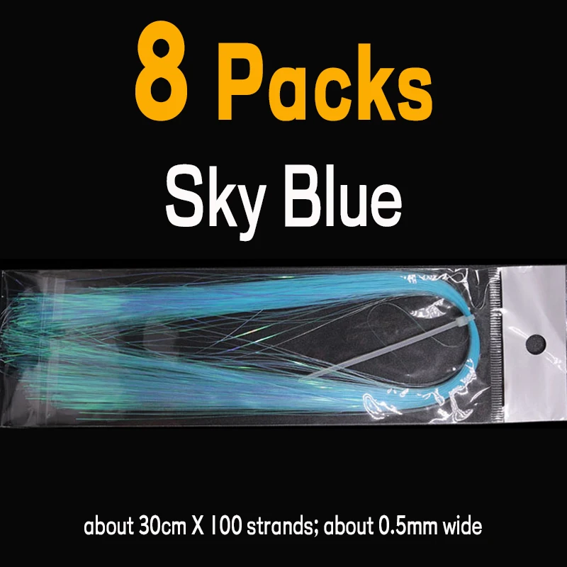 8 bags sky blue