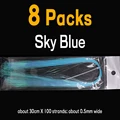 8 bags sky blue