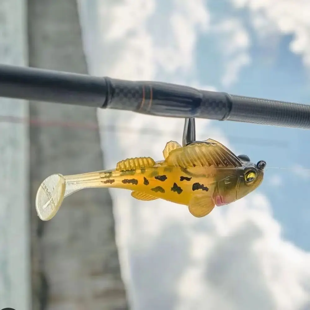 1/3/5 Uds. Señuelos de pesca de plástico blando 6,5 cm 12g 9cm 22g cola de paleta Swimbaits Lucio perca Walleye Zander Softbait