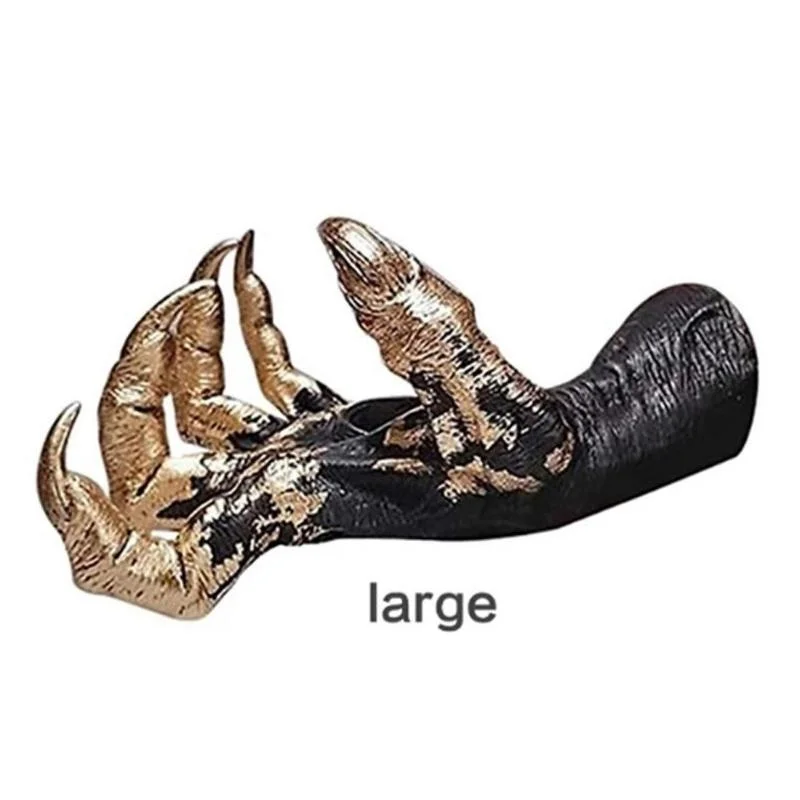 Estatua colgante de pared de mano de bruja, escultura de arte estético Retro de resina, decoración de Halloween, estante de exhibición de joyas, colgador - imagen 5