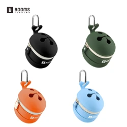 Booms pesca bolsa de basura portátil de silicona plegable para pesca senderismo Camping actividades al aire libre bolsa de almacenamiento de residuos