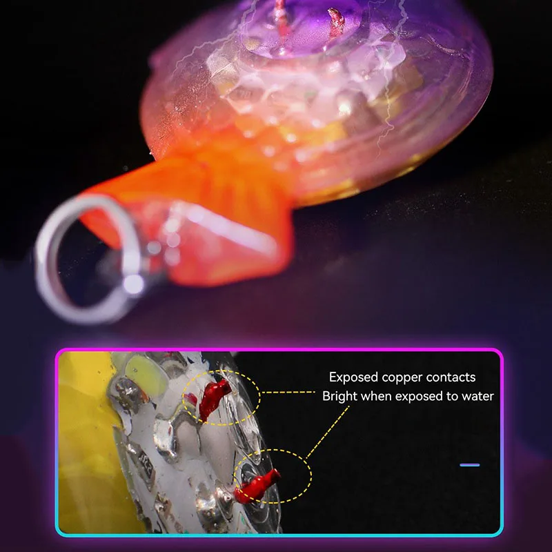 Señuelos flasher LED – Cucharas luminosas arrastre lubina y halibut - imagen 5