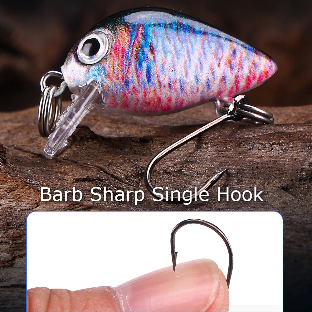 Mini Crankbait HERCULES – Señuelo artificial con anzuelo único - imagen 5