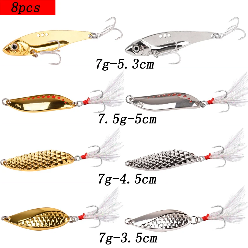 A-8pcs Lures