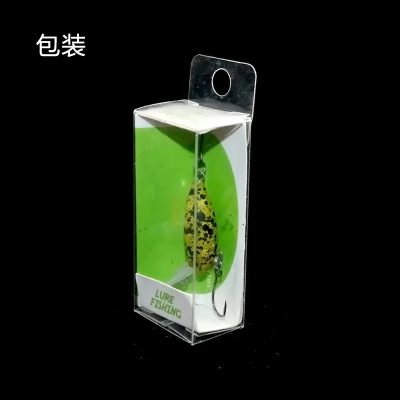 Señuelo de pececillo hundido MUKUN 2,1g 40mm con anzuelos individuales mini señuelo de pesca con buen equilibrio crankbait wobblers para trucha y lubina - imagen 4