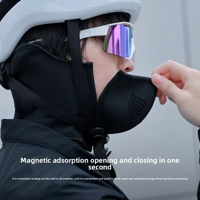 Mascarilla térmica pesca con succión magnética y cortaviento - imagen 2