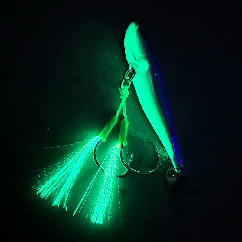 Como señuelo de rompecabezas lento, pescador con brillo, plantilla de plomo, 30g40g60g, señuelo de Metal, cebo duro que se hunde, Jigging, Pesca, cebo Artificial - imagen 5