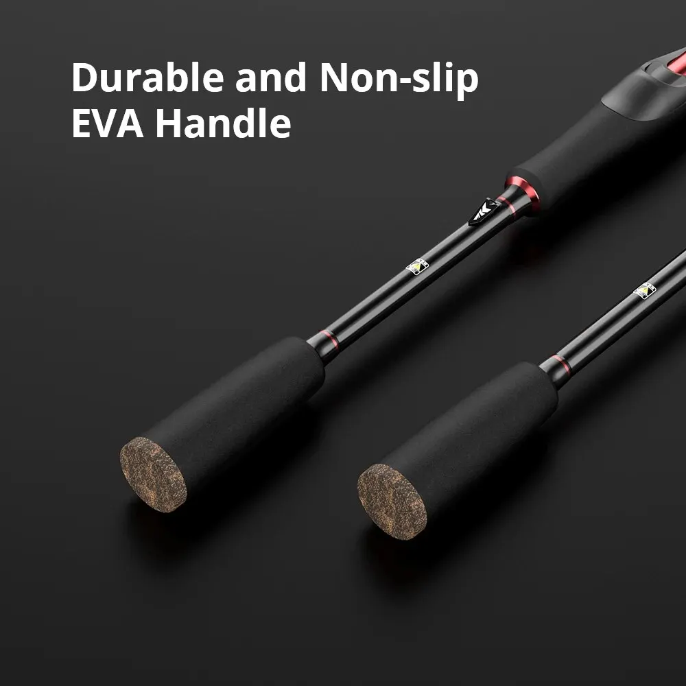 KastKing-caña de pescar de sección múltiple Brutus, caña de fundición giratoria de carbono con 1,29 m, 1,86 m, 2,07 m, 2,28 m - imagen 5