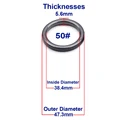 Size50 47.3mm 10Pcs