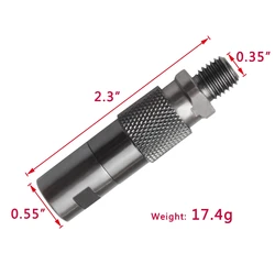 Conector liberación rápida aluminio – Accesorio pesca carpa