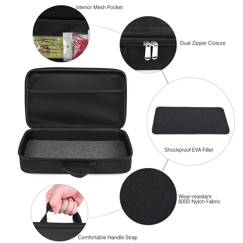 Carrete de pesca de concha dura para exteriores, bolsa de herramientas EVA a prueba de golpes para aparejos de pesca, accesorios de carrete de caña, bolsas de transporte, estuche de almacenamiento, nuevo - imagen 4