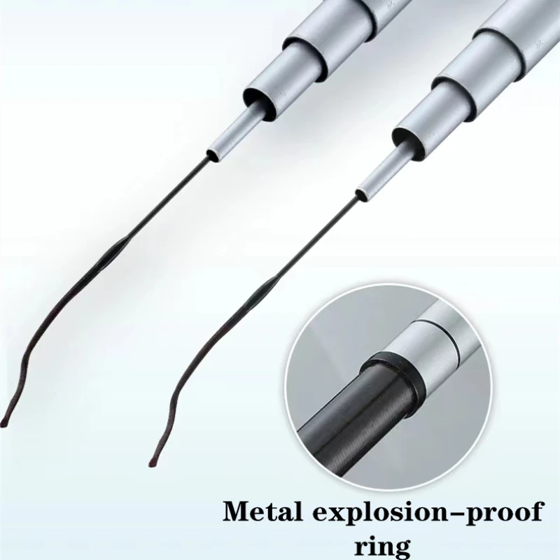 Caña de pescar de carbono superduro, caña de mano de sección larga tradicional de Taiwán, 9M, 10M, accesorios de Pesca - imagen 2