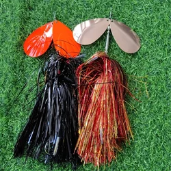 MUKUN Buzz Bait – Señuelo de superficie con pala giratoria para lubina