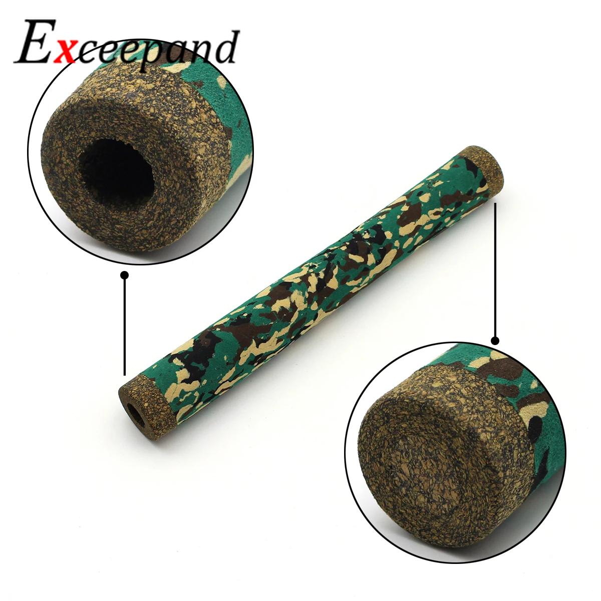 Exceepand-mango de carrete de pesca giratorio CAMO verde, tamaño del componente 16 DPS, varilla de asiento de carrete, piezas de reparación de construcción para Lucio - imagen 3