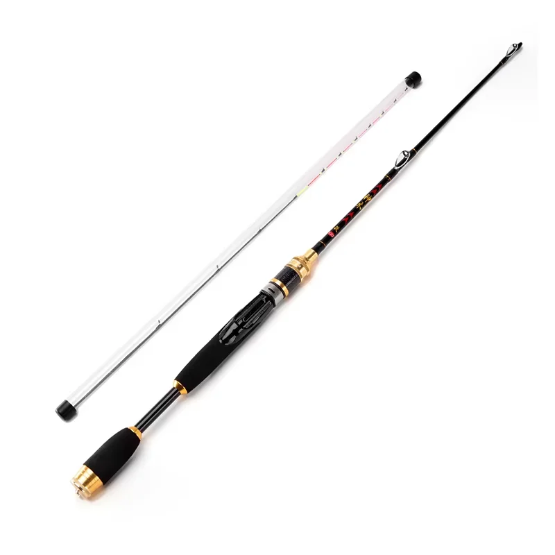 Caña de pescar con señuelo de lagarto, Surfcasting para carpa, caña de pescar telescópica en roca, caña ultraligera de fibra de carbono para carrete - imagen 5