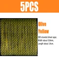 5PCS olive yellow