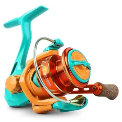 Carrete spinning aluminio agua dulce – suave y resistente