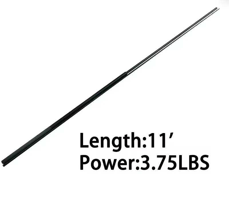 TAKEDO-caña de pescar de carpa en blanco, 11 pies, 3,75 libras, 3 secciones, caña telescópica 1K, fibra de alto carbono, cañas de pescar giratorias de viaje en blanco - imagen 3