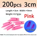 200pcs pink 3cm