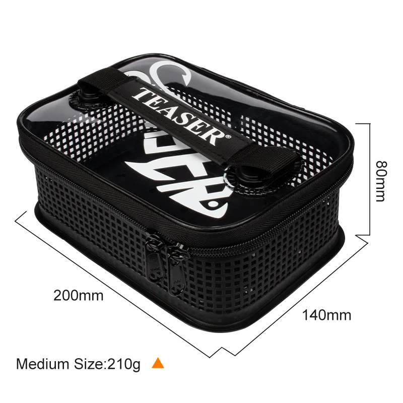 TEASER-Sistema de señuelo de plantilla de BK-098, estuche de malla, bolsa de pesca, almacenamiento de anzuelos, bolsa húmeda, multifunción, accesorios de aparejos de pesca - imagen 2