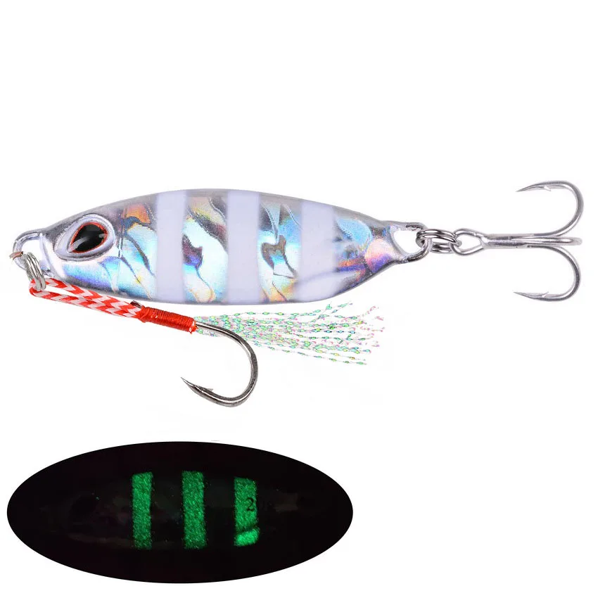 Señuelo Jigging Metal 7 uds – Varios pesos para agua salada - imagen 5