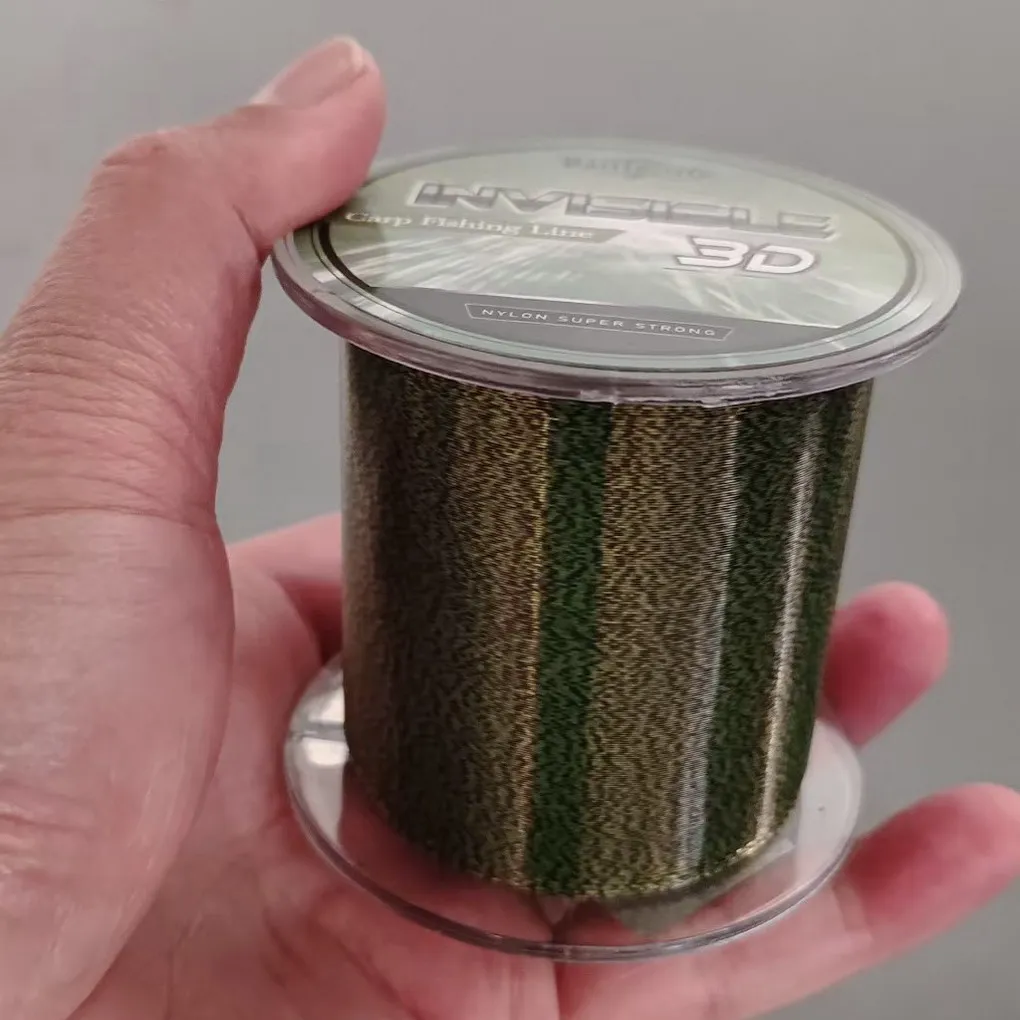 Línea de pesca de carpa Invisible súper fuerte, 300m, 500m, 4,13LB-34,32LB, línea de monofilamento manchado que se hunde de fluorocarbono para pesca - imagen 5