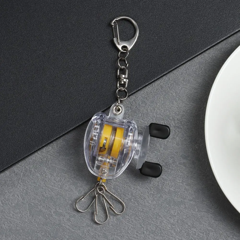 Llavero Retráctil con Forma de Carrete – Clip Cinturón para Pesca - imagen 5