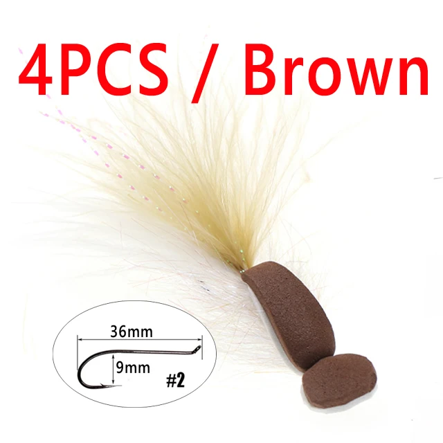 4PCS Brown