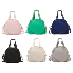 Mochila de tenis de nailon, bolso de hombro para raqueta de bádminton con correa ajustable impermeable, bolso ligero de Pickleball de gran capacidad